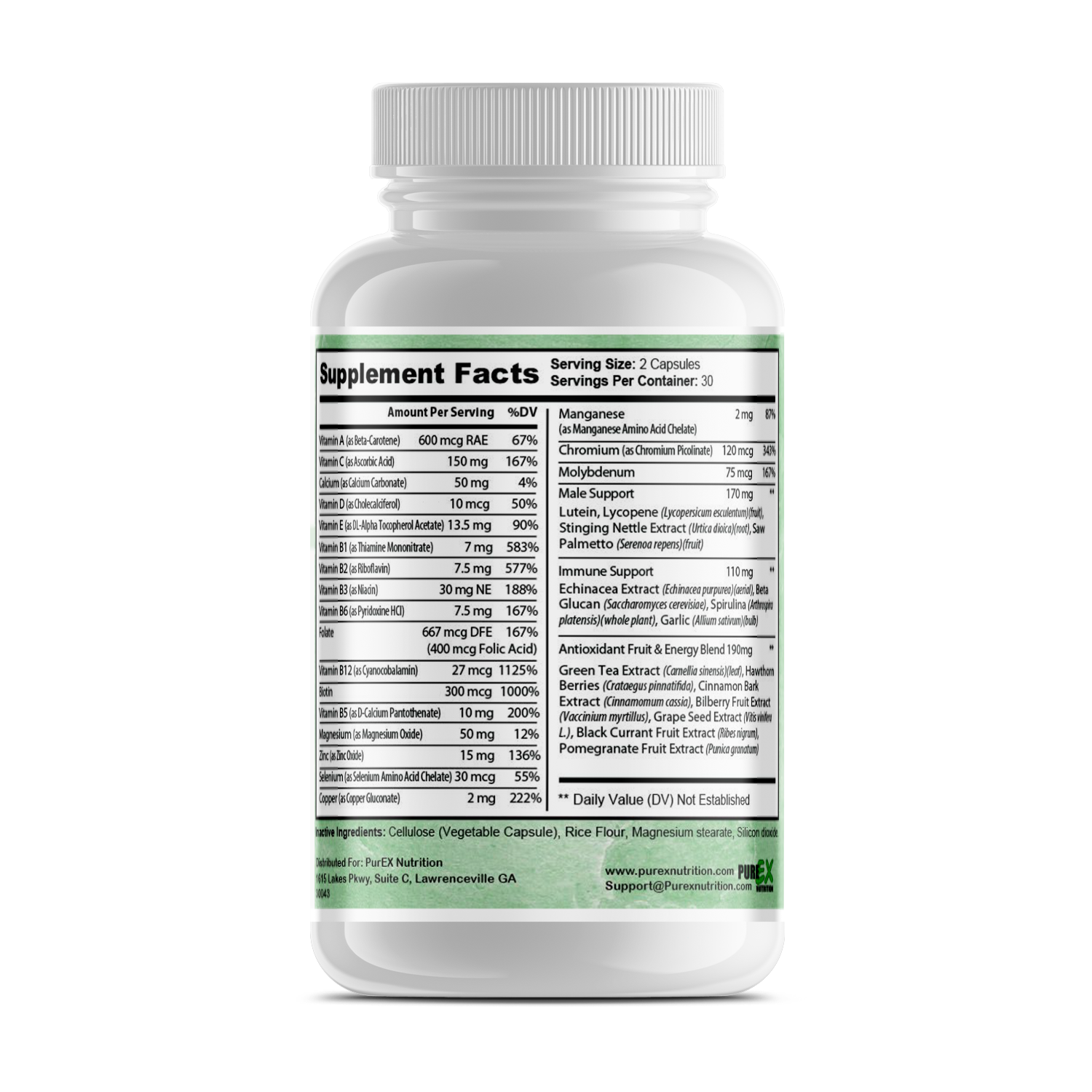 Multivitamines pour hommes 60 ct.