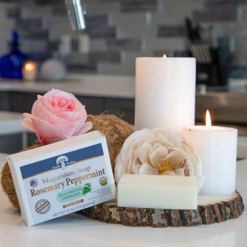 Natural Handmade Soap Bars Gift Set Lavender Citrus Rosemary Peppermint