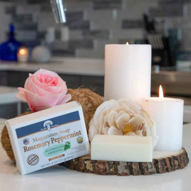 Natural Handmade Soap Bars Gift Set Lavender Citrus Rosemary Peppermint