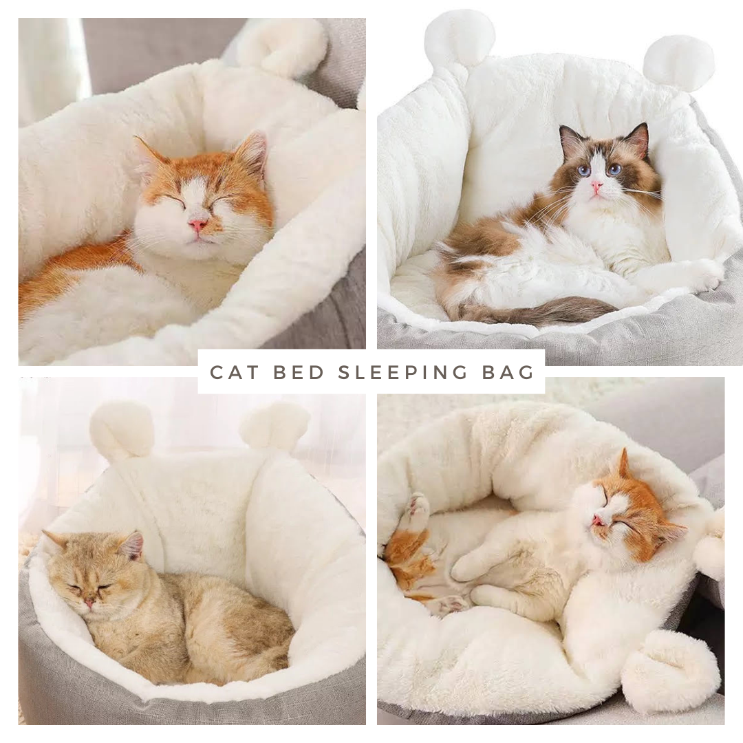 Comfy Cat And Dog Bed (Grey small)