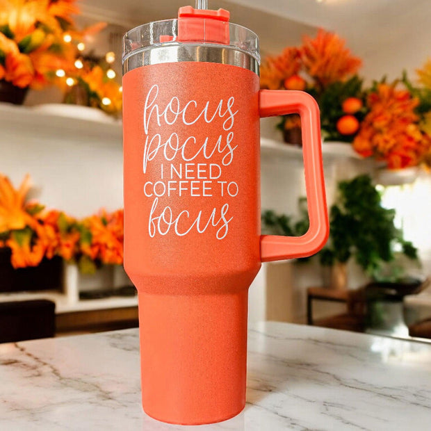 Autumn Pumpkin Drink Tumbler