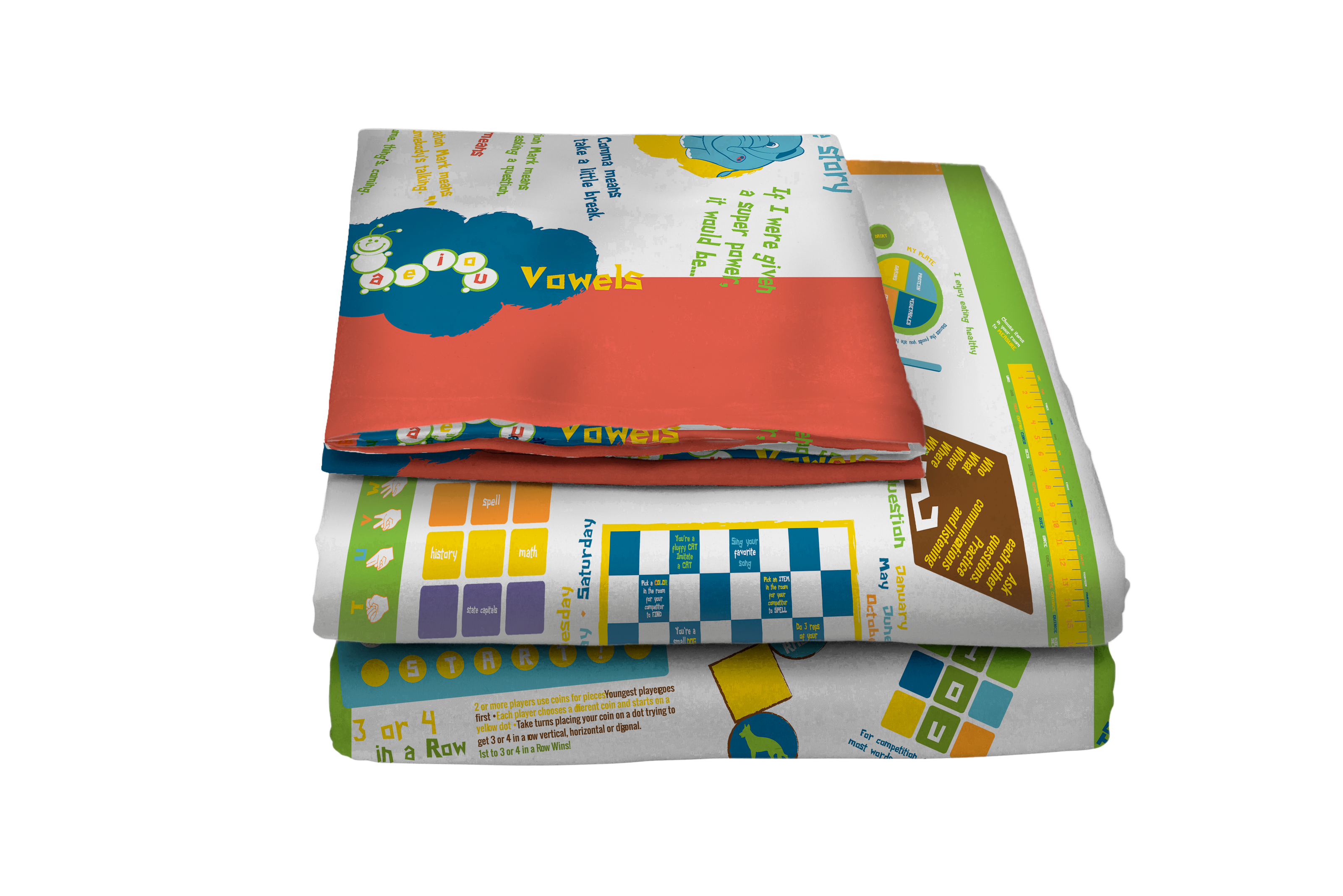 Unisex Playtime Bed Sheets Twin