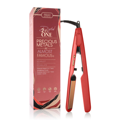 Almost Famous Digital 2in1 Twist Flat Irons with RG Titanium Plates.