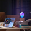 Multicolor Glowing Light Bulb Lamp – LED Decorative Table Lamp