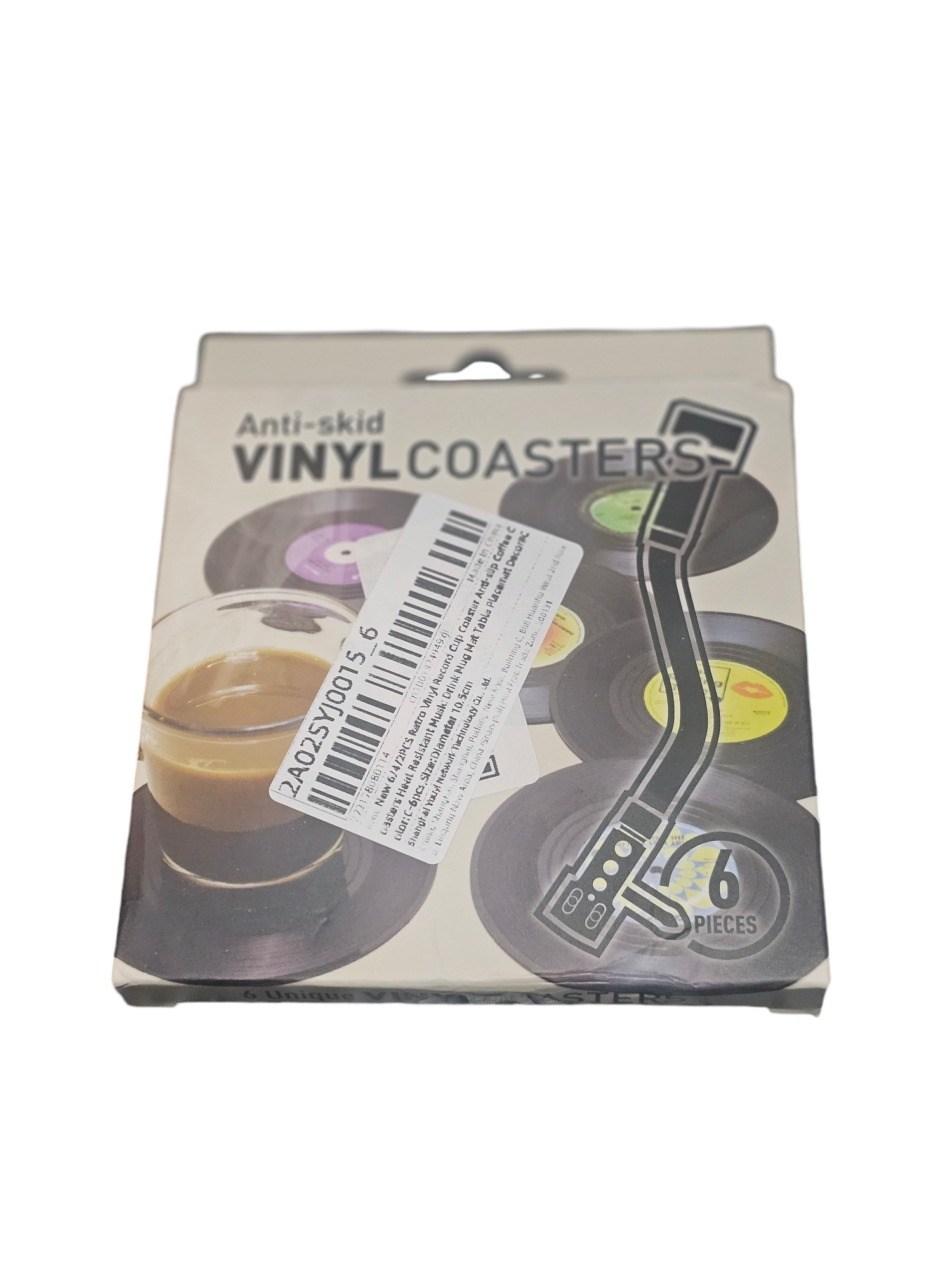 Retro Vinyl Coasters
