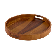 Round Serving Tray - 13" - Solid Bottom