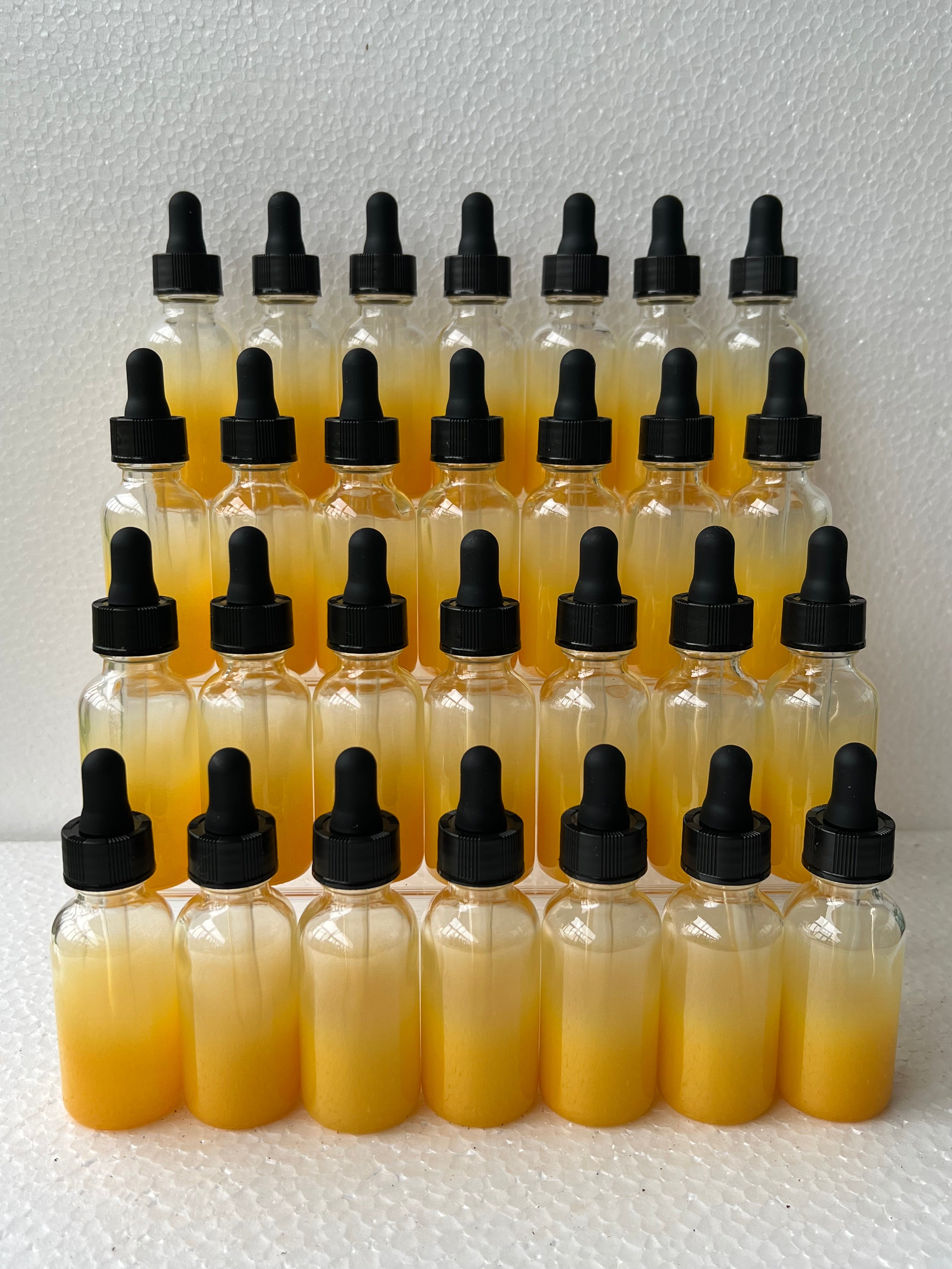 Yellow Glass Bottles
