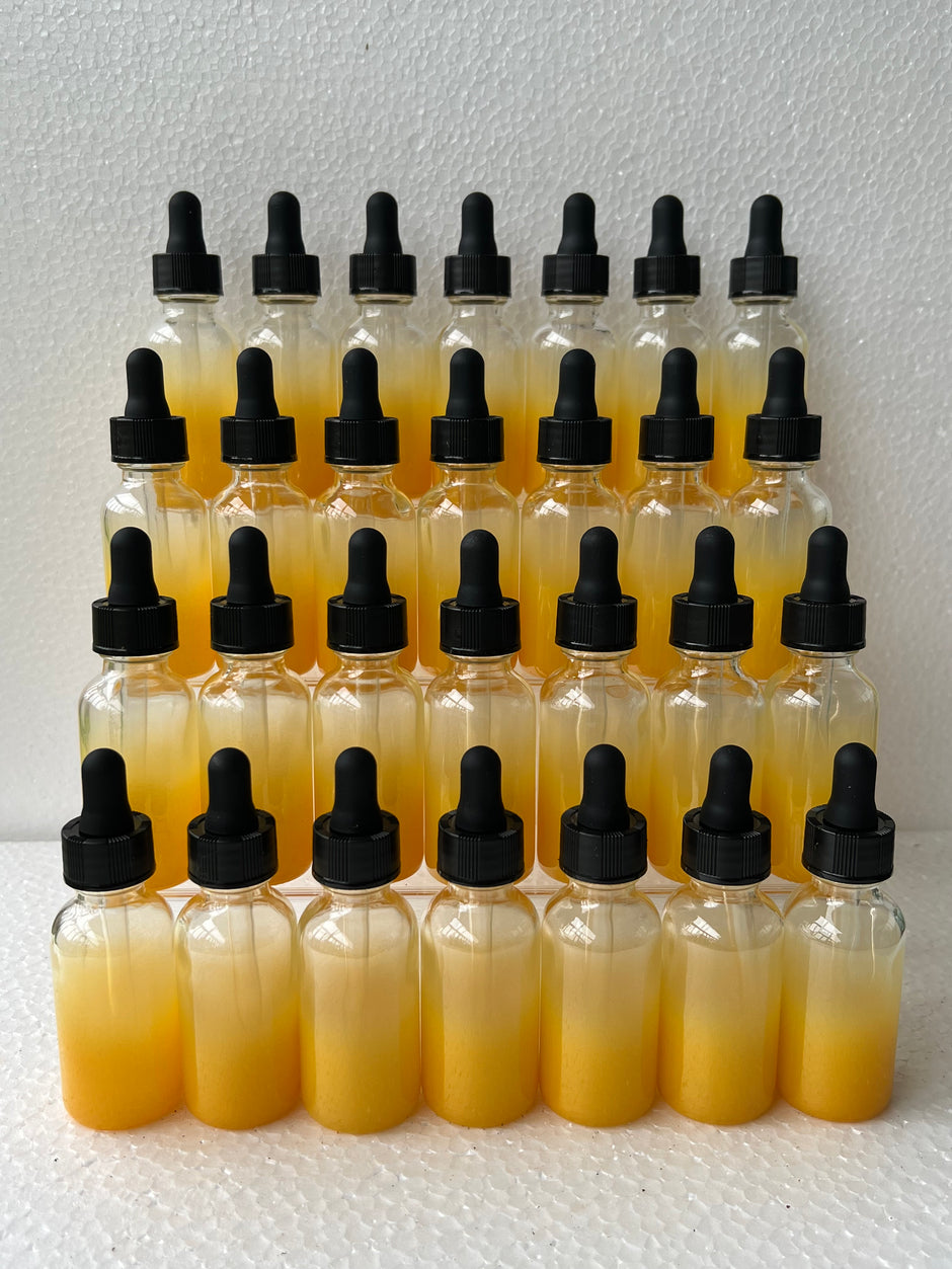 Yellow Glass Bottles