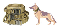 Collier tactique militaire durable pour chien, expédition rapide