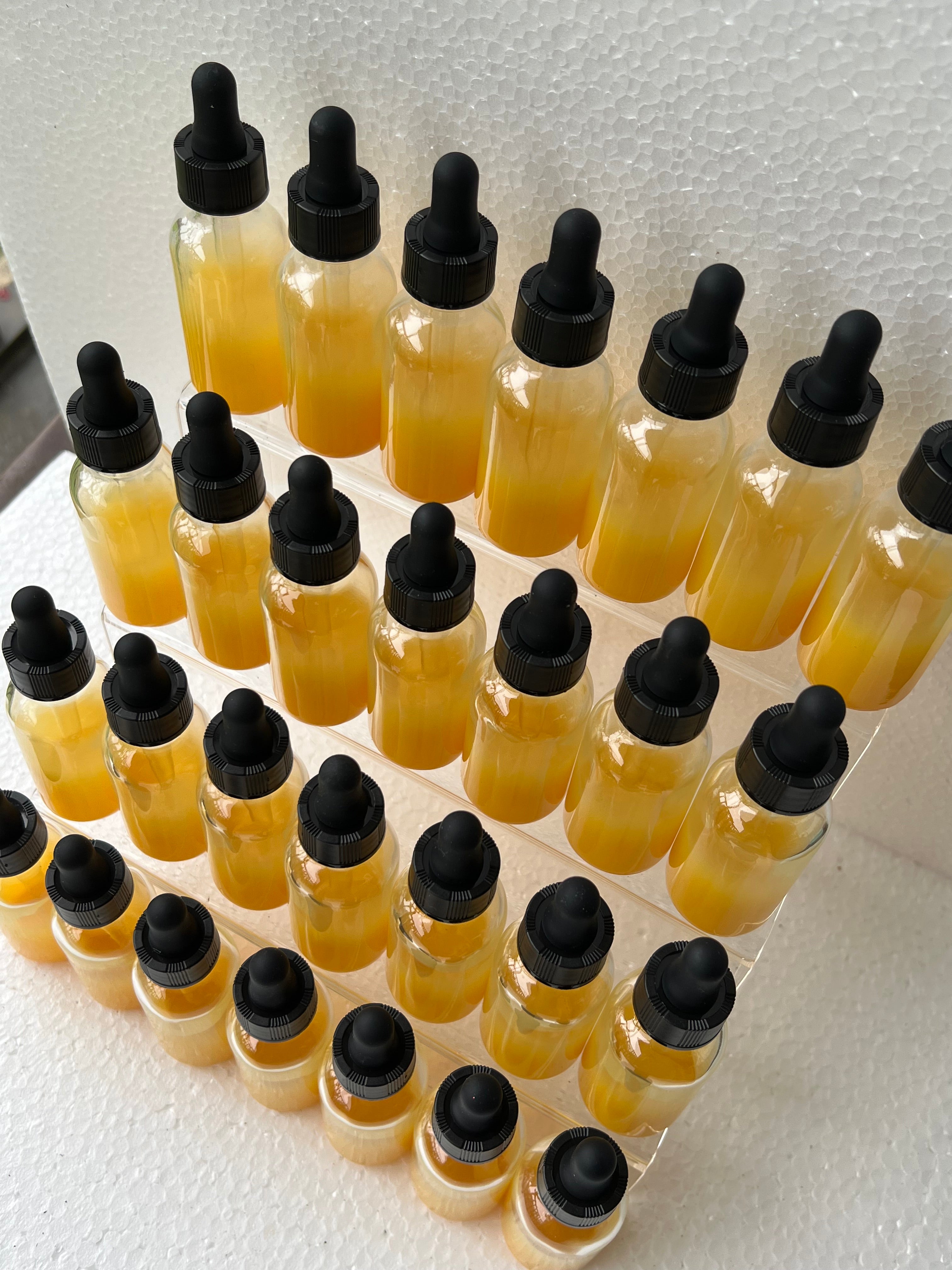 Teal Dropper Bottles