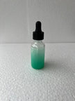 Teal Liquid Bottles