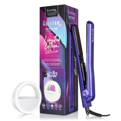 Plancha para el cabello Paradise After Dark (con anillo para selfies BONUS) - Ultravioleta