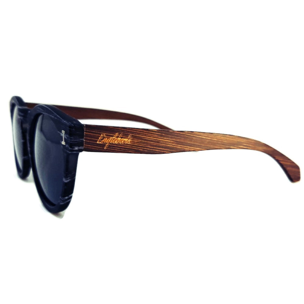 Granite Colored Frame, Bamboo Sunglasses, Polarized