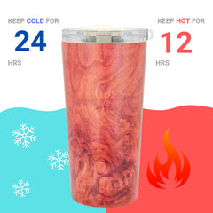 DRINCO® Seattle 20oz Insulated Tumbler Leakproof w/straw