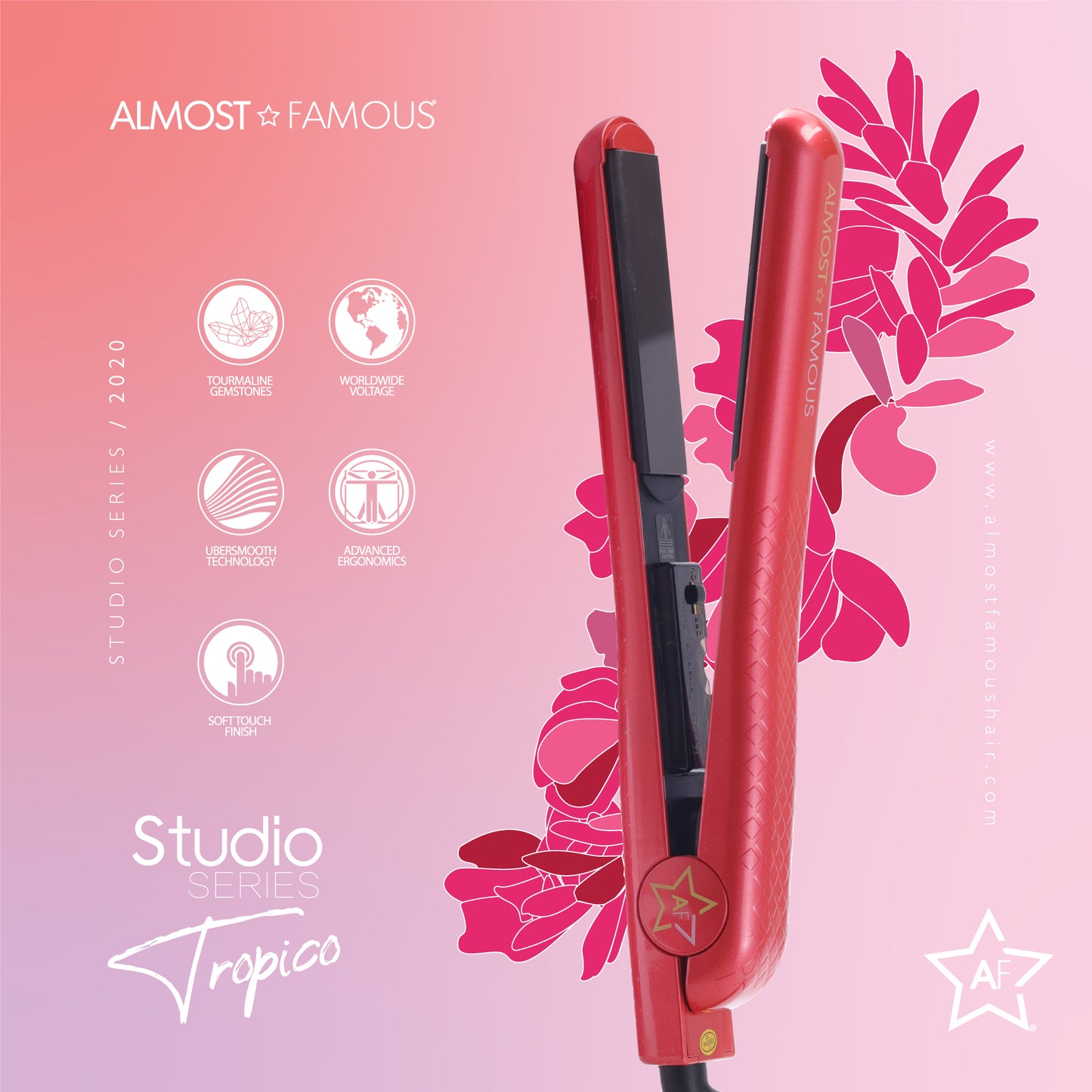 Almost Famous 1.25" Studio Flat Irons.