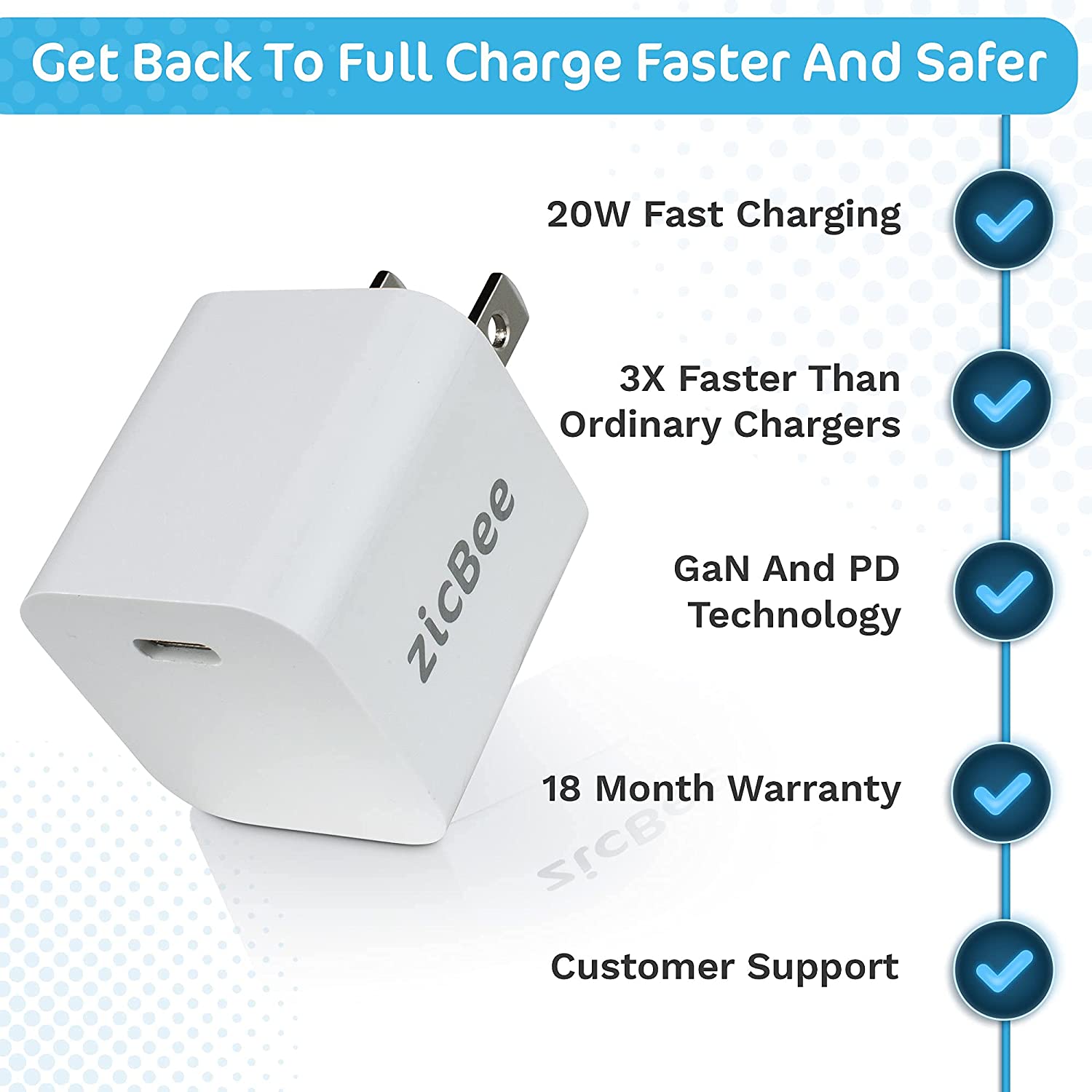20W Dual Phone Charger