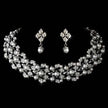 Bridal Crystal Pearl Jewelry Set