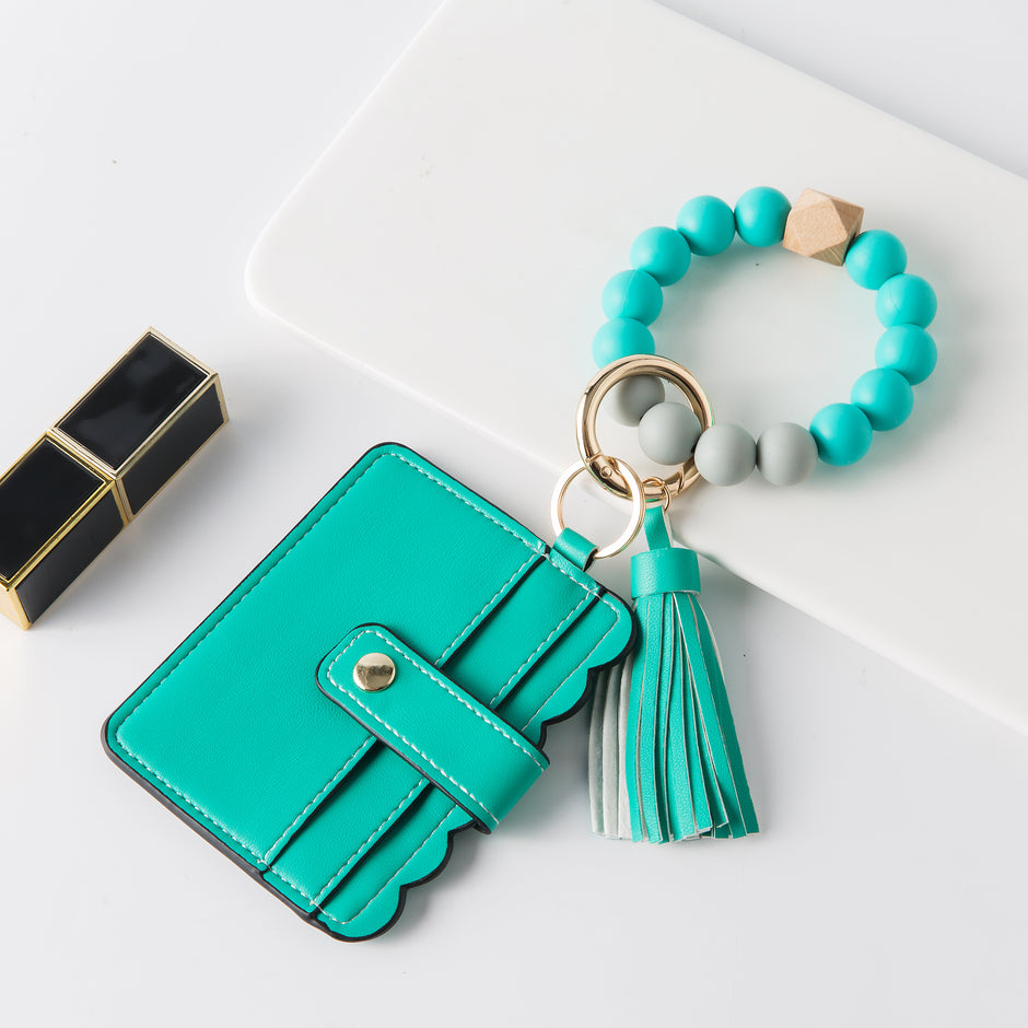 Beaded Wristlet Keychain