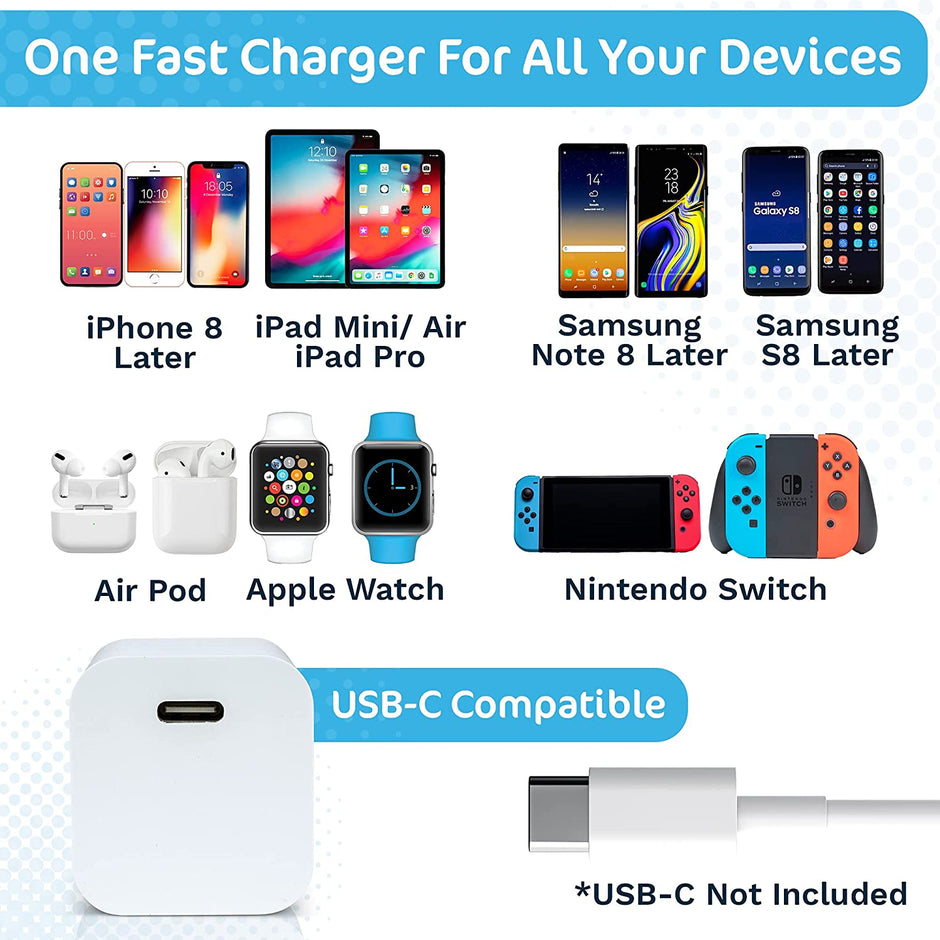 20W Dual Phone Charger