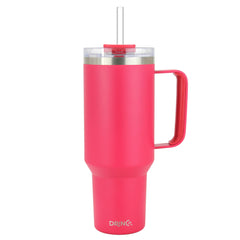 Vaso BugSur de 40 oz de Drinco con asa (magenta vivo)