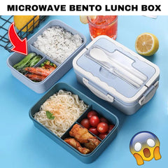 Fiambreras Bento Box aptas para microondas, para estudiantes, niños y adultos