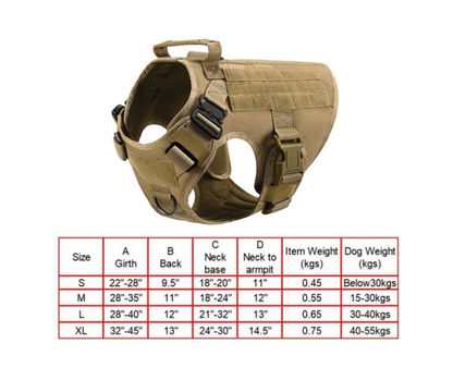 Military Dog Harness