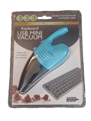 Mini aspirateur à clavier avec 2 accessoires alimenté par USB