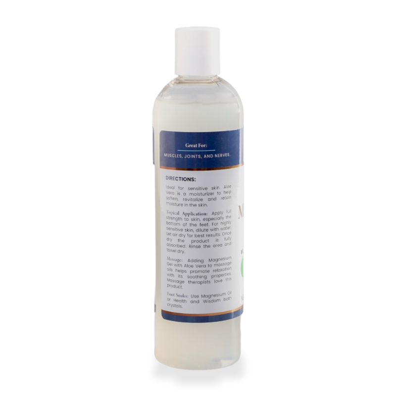 Health Wisdom Topical Magnesium Gel Aloe Vera Formula