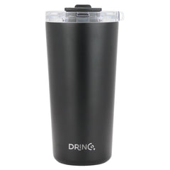 DRINCO® Seattle 20oz Insulated Tumbler Spill Proof Lid w/straw-Black