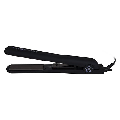 Almost Famous 1.25" Flat Iron with Luxe Gem Infused Plates.