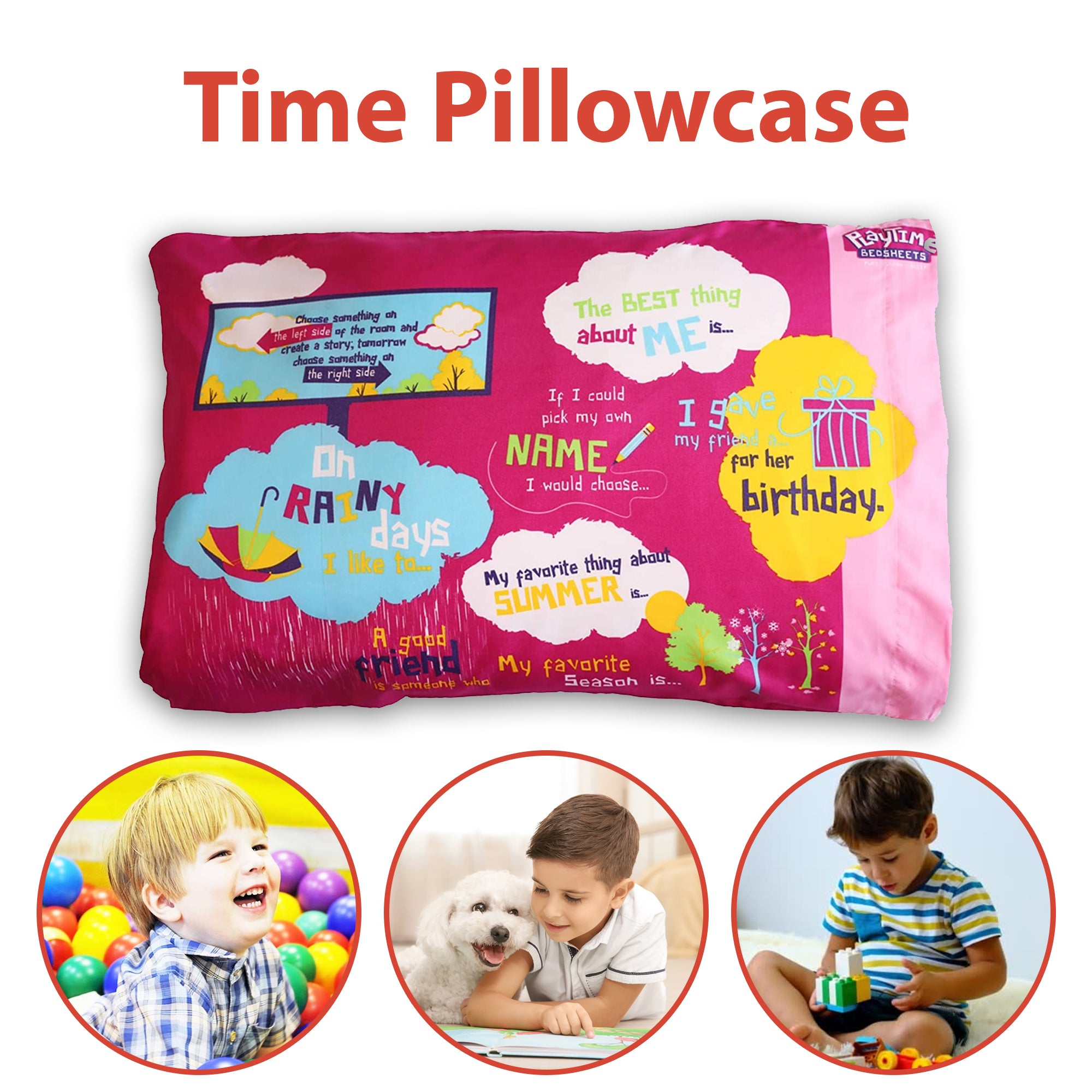 Playtime Story Pillowcase