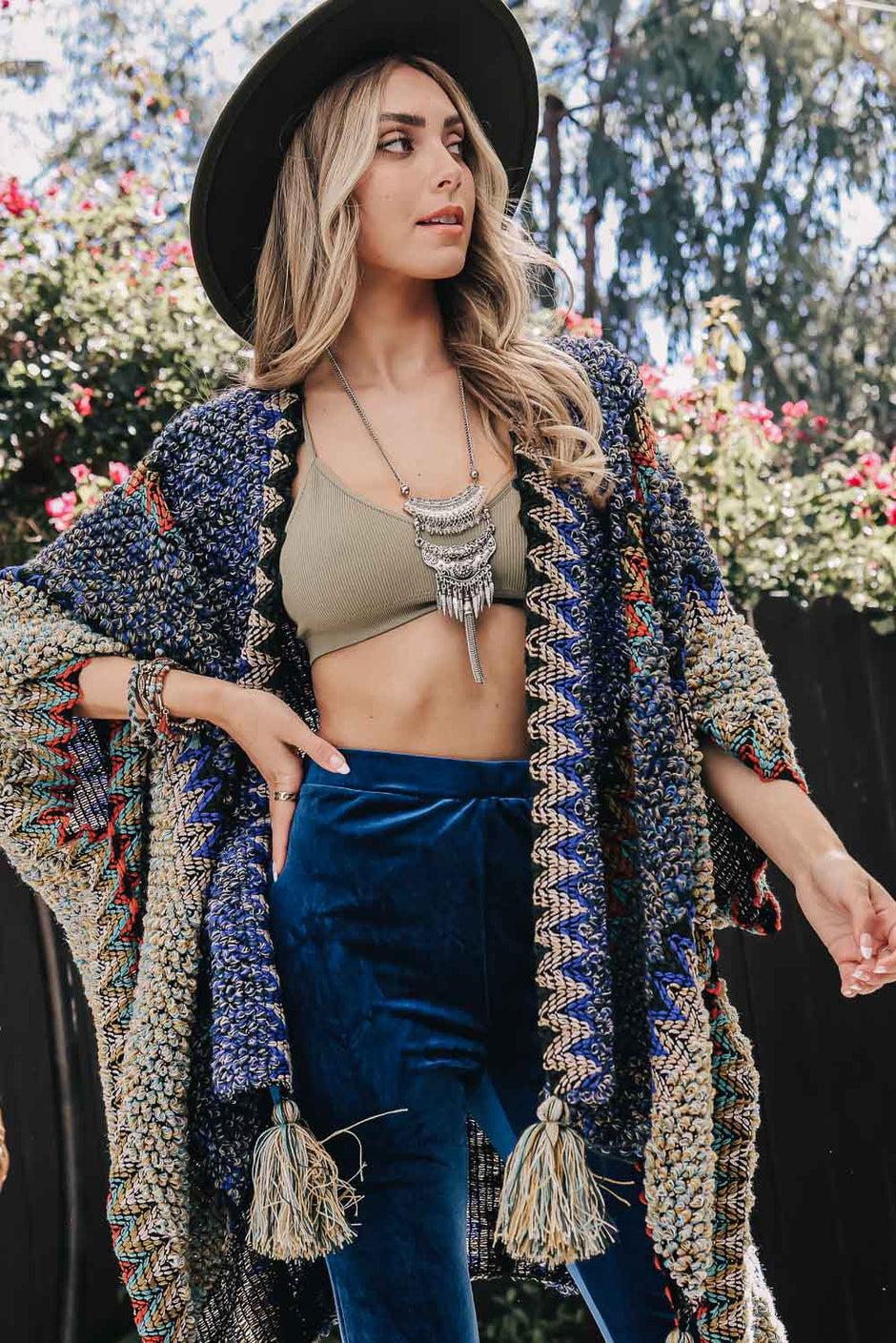 Crochet Ruana Cape