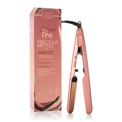 Almost Famous Digital 2in1 Twist Flat Irons with RG Titanium Plates.