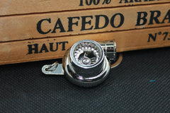 Automotive Racing Chrome Turbo Key Chain Spinning