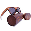 Red Stripe Sunglasses with Case