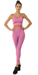 Mesh Activewear Set - Pink