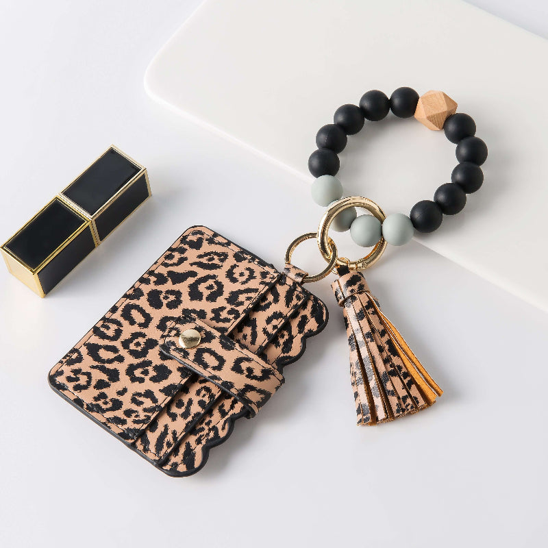 Beaded Wristlet Keychain