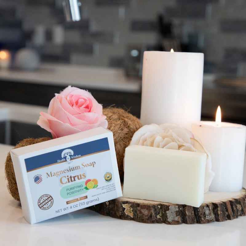 Natural Handmade Soap Bars Gift Set Lavender Citrus Rosemary Peppermint