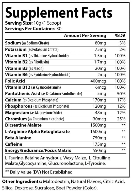Honeydew Watermelon Preworkout