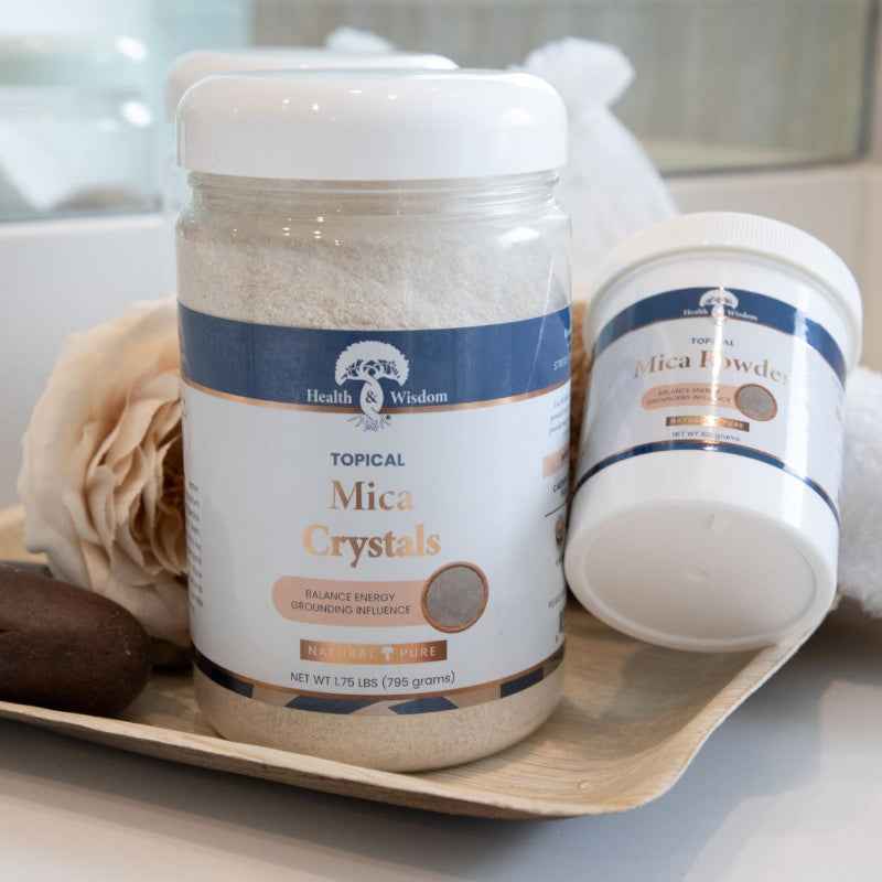 Health & Wisdom Topical Mica Crystals – Natural Energy Balancing & Grounding
