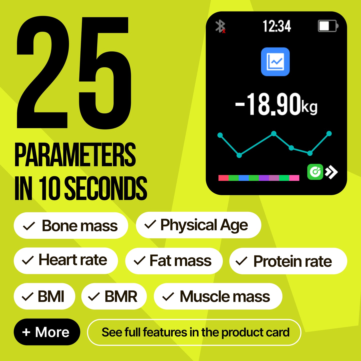 Smart Digital Bathroom Scale – 25 Metrics
