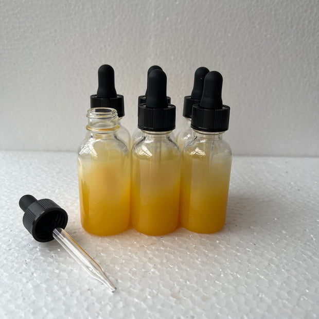 Yellow Dropper Bottles