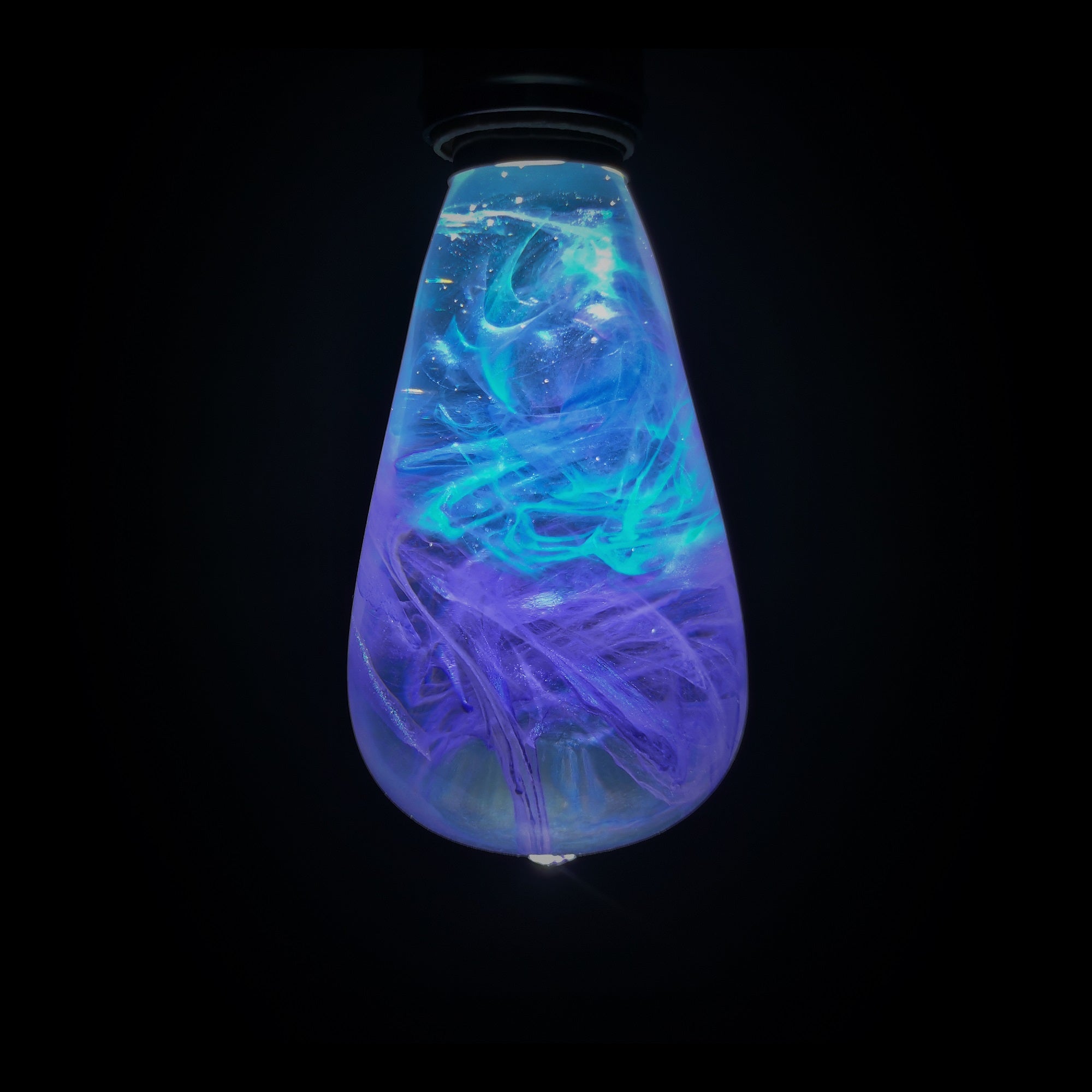 Multicolor Glowing Light Bulb Lamp – LED Decorative Table Lamp