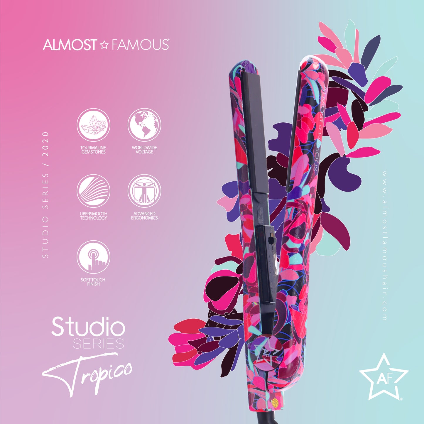 Almost Famous 1.25" Studio Flat Irons.