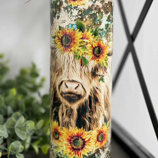Highland Sunflower Tumbler