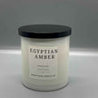 Egyptian Amber Scented Soy Candle Glass Jar