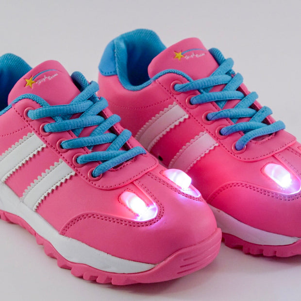 Kids Sports Sneakers Lightweight Running Shoes Lace Up Comfortable Trainers