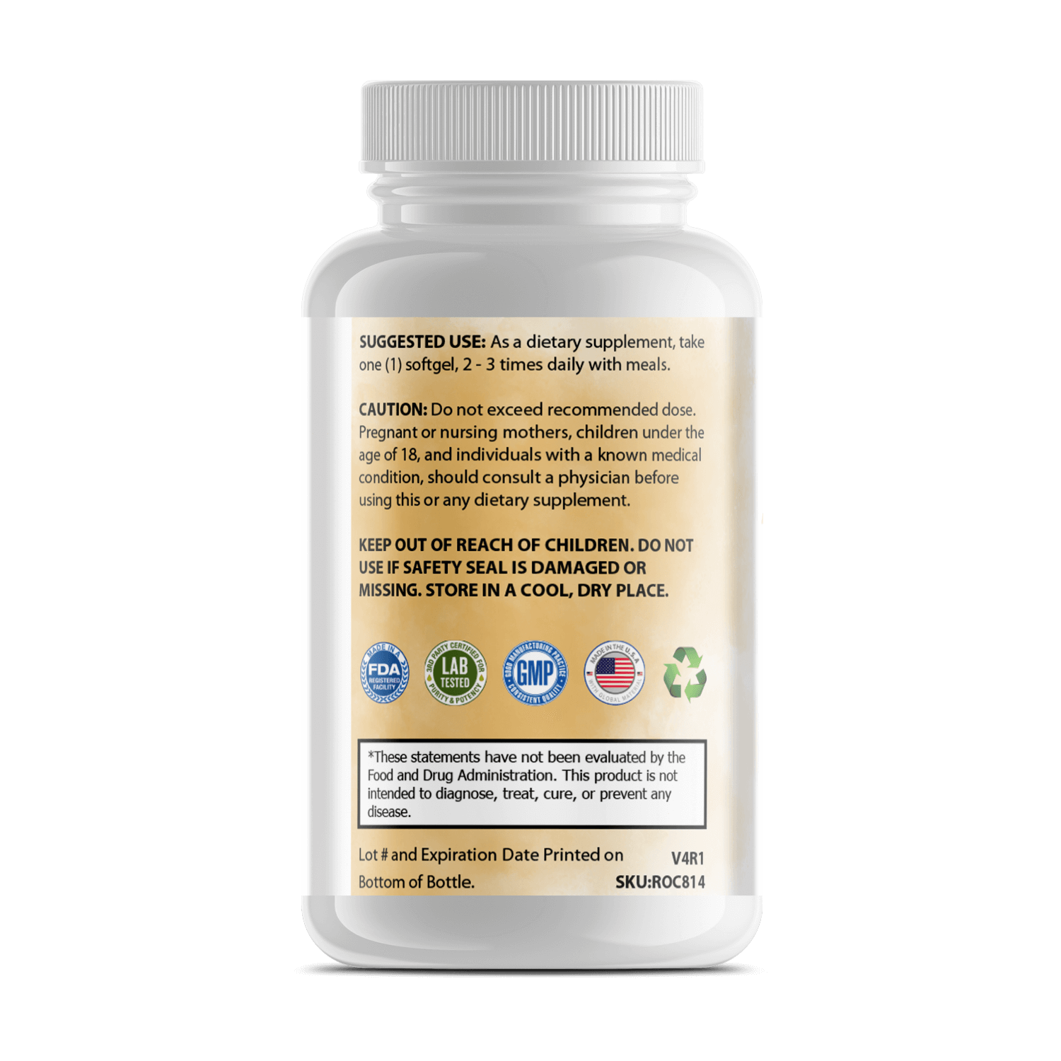 Omega-3 puro para el cerebro y los nervios, 60 comprimidos