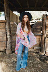 Daydream Tie Dye Cover Up Kimono