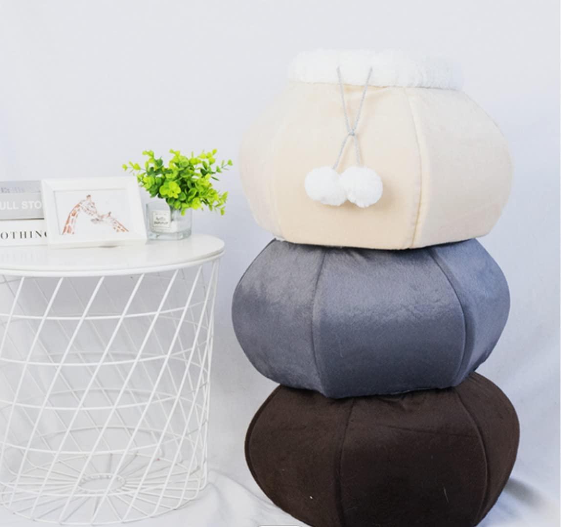 Plush Round Cat Bed For Indoor Cats